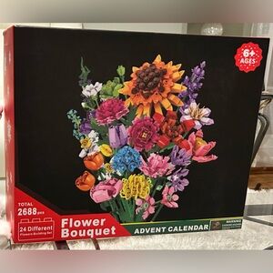 Flower Bouquet Building Set Advent Calendar-Bricks